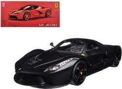 Metalowy model BBURAGO Ferrari LaFerrari 1:18 matowa czerń
