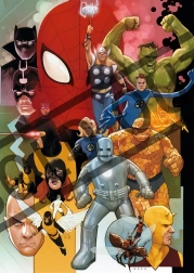 Puzzle 1000 elementów MARVEL 80