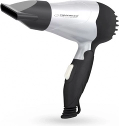 Suszarka do włosów srebrno-czarna