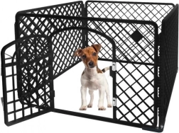 Plastowy wybieg dla zwierząt domowych 90 × 90 × 60 cm