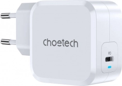 Ładowarka USB‑C 45 W z Power Delivery – Choetech (biała)