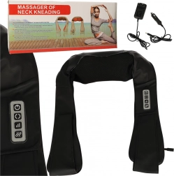 Shiatsu karkowy masażer z ogrzewaniem na szyję, ramiona i plecy