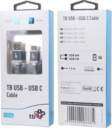 USB‑C Kabel 1,5 m Szary Premium