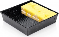 Granitowa kwadratowa forma do pieczenia 24 × 24 × 6 cm