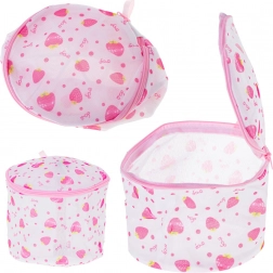 Siatkowy worek do prania bielizny z motywem truskawek