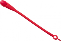 Silikonowe sznurówki bez wiązania, 14 szt. – czerwone