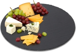 Okrągła łupkowa deska do serwowania 30 cm