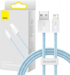Baseus Dynamic kabel USB–Lightning 1 m, szybkie ładowanie 2,4 A, niebieski