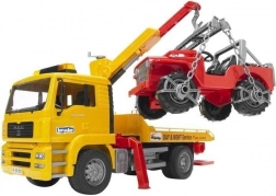 Bruder holownik MAN i terenowy Jeep