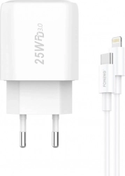 Szybka ładowarka FONENG 25 W z USB‑C + kabel USB‑C na Lightning