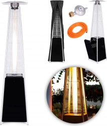 Gazowy ogrzewacz tarasowy 13 kW z reduktorem, wężem i pokrowcem MULTIGARDEN