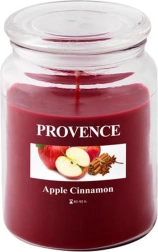 Świeca zapachowa w szkle jabłko i cynamon PROVENCE 95 godzin
