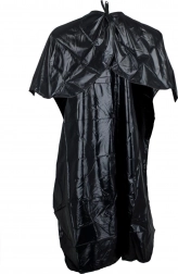 Uniwersalna peleryna fryzjerska do farbowania i strzyżenia włosów czarna