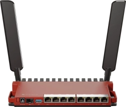 Router Wi‑Fi 6 z zewnętrznymi antenami i bogatą łącznością