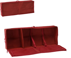 Czerwony organizer na papier do pakowania 80 × 30 × 12 cm