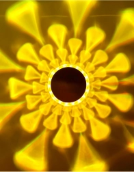 kryształowa lampka stołowa LED z podświetleniem RGB