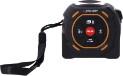 Dalmierz laserowy + miara zwijana SNDWAY SW-TM60 - czerwony