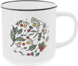 Ceramiczny kubek Orion z motywem kwiatowym 650 ml