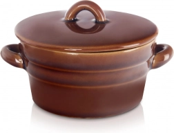 Ceramiczny garnek z pokrywką 340 ml
