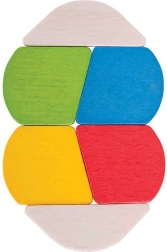 Drewniany Twister dla niemowląt Bigjigs