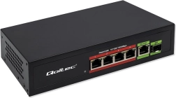 Switch Fast Ethernet PoE z 4x RJ45 PoE, 1x RJ45 Uplink i 1x SFP