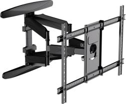 Ścienny uchwyt do TV 40–75" z ramieniem przegubowym, pochyleniem i obrotem, VESA 600×400