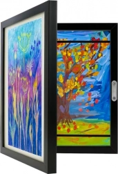 Rama na dziecięce rysunki A4 z miejscem na 150 prac KRUZZEL