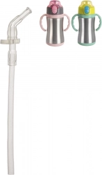 Zapasowa silikonowa słomka do termosu