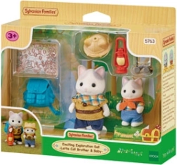 Sylvanian Families wielka wyprawa – rodzeństwo Latte Cat Mick i Mabel