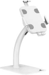 Stojak i uchwyt ścienny na tablet z zamkiem 7,9–11'' uniwersalny – biały