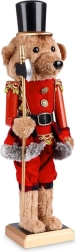 Świąteczna figurka miś 39 cm