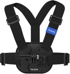 Telesin pas piersiowy do kamer sportowych z szybkozłączką