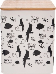 Metalowy pojemnik na karmę 1,7 l