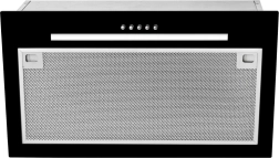 Podszafkowy okap kuchenny GFG2 GLASS czarny