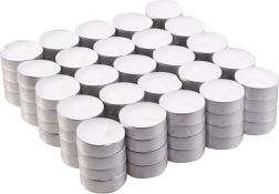 Biała świeca tealight bezzapachowa - 100 szt. – Biała 20 szt.