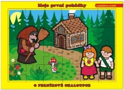 Puzzle Domek z piernika 24 części