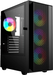 Obudowa komputerowa midi tower Fornax 4000 ARGB czarna