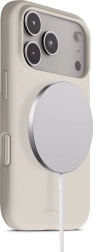Silikonowe etui color cover magnetic do iphone 17 pro max z magsafe – kamienny beż