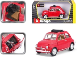 Bburago 1:24 Fiat 500L (1968) Czerwony