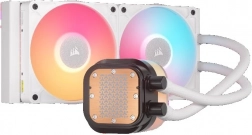 chłodzenie wodne CPU Corsair iCUE LINK TITAN 240 RX LCD, 240 mm, białe