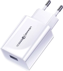 Ładowarka sieciowa USAMS T22 18W QC 3.0 z kablem USB-C