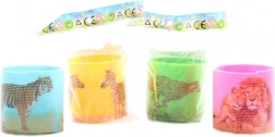 Sprężyna Safari – plastikowa skacząca zabawka ze zwierzątkami