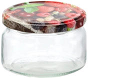 Słoik 250 ml z zakrętką fi 82 - 1 sztuka