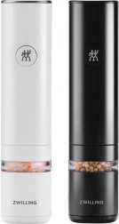 Zestaw 2 elektrycznych młynków do przypraw ZWILLING Enfinigy, czarny i biały