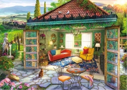Ravensburger puzzle Tuscan Oasis 1000 elementów