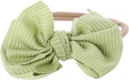 Dziecięca opaska z kokardką - zielona