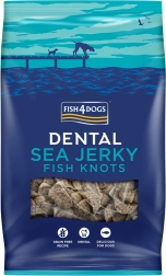 Fish4Dogs Dental Sea przysmaki dentystyczne dla psów z ryby morskiej – supełki 500 g