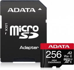 Karta microSD ADATA High Endurance 256GB UHS-I V30 A2