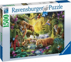 Puzzle 1500 elementów Spokojne tygrysy RAVENSBURGER