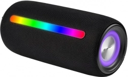 Tracer Stripe TWS głośnik Bluetooth z RGB, czarny